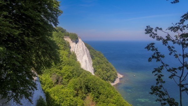 ragile Schönheit: Der Königsstuhl noch ohne "Königsweg". (© Ostseeappartements Rügen)