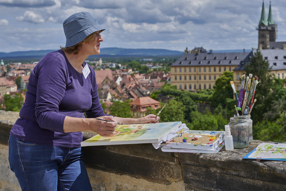 Einladung zur Ausstellung der »Oberfränkischen Malertage«