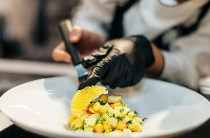 Gourmetküche auf dem Schiff