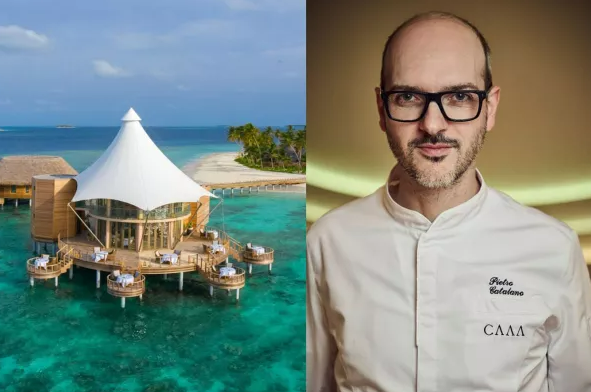 Starkoch Pietro Catalano vom Schweizer Gourmet-Tempel CAAA zu Gast im The Nautilus