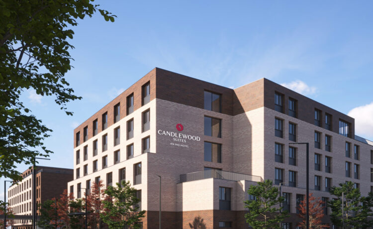 Projektvisualisierung | Frontansicht | Candlewood Suites Hamburg North | © dreidesign / NOVUM Hospitality