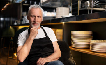 Rentner in der Gastronomie