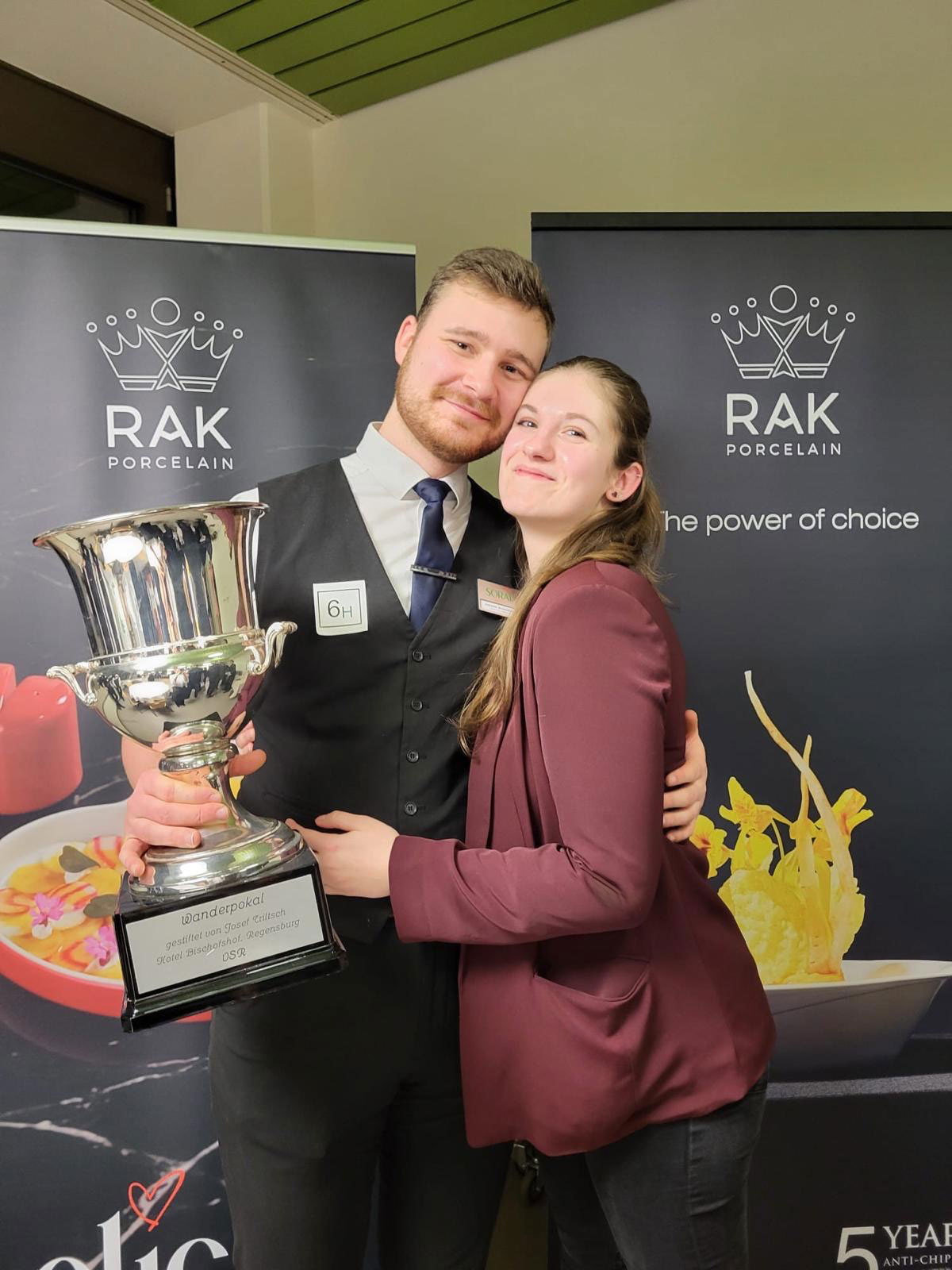 Johann Schindler mit Preis