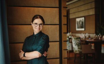 Cornelia Fischer im Restaurant Überfahrt