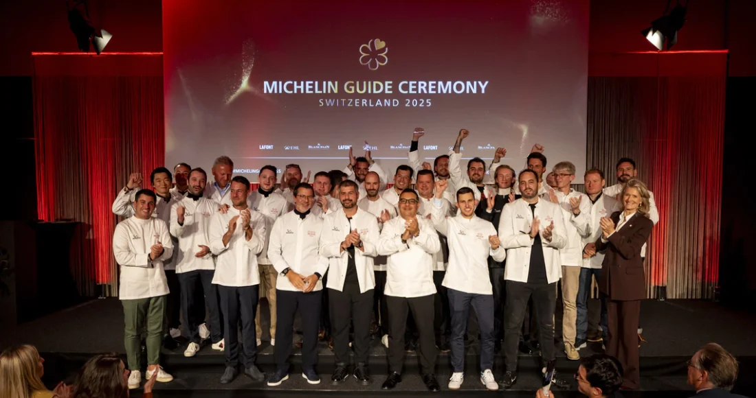 Restaurantauswahl des Guide MICHELIN Schweiz 2025