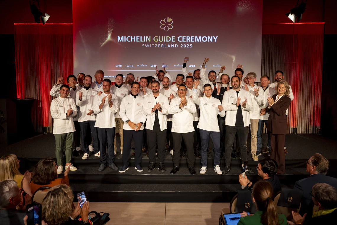 Restaurantauswahl des Guide MICHELIN Schweiz 2025