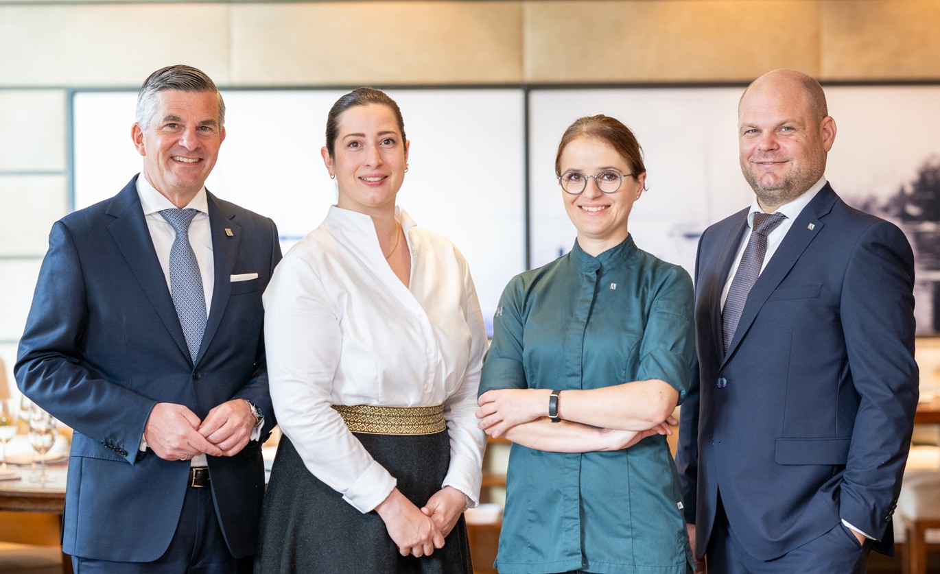 Cornelia Fischer im Restaurant Überfahrt